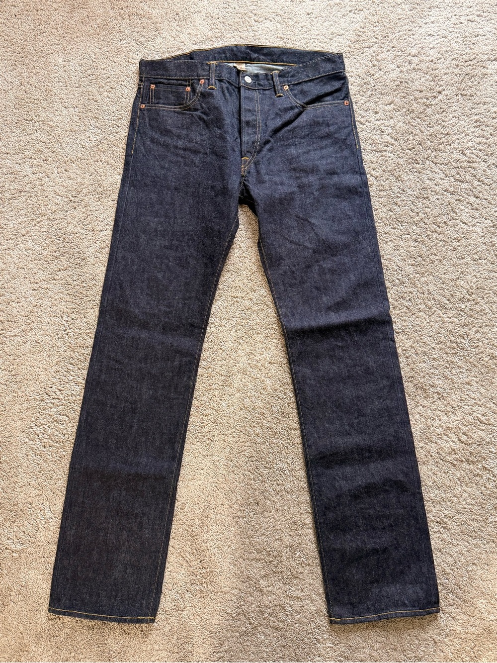 Ralph Lauren Double RL Dark Indigo Straight Jeans - Picture 2 of 5